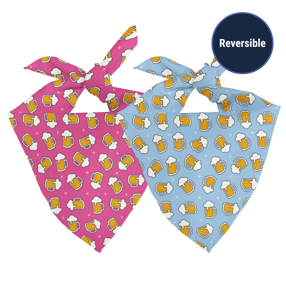 Cheers and Beers Dog Bandana