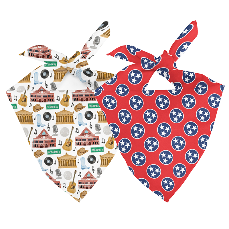 Nashville Tennessee Dog Bandana